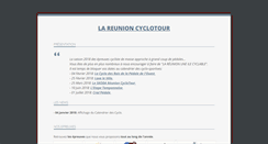 Desktop Screenshot of lareunioncyclotour.com